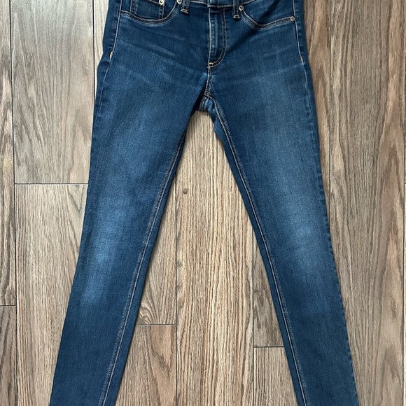 Rag & Bone Blue Bedford Wash Skinny Jeans Sari - Picture 2 of 11
